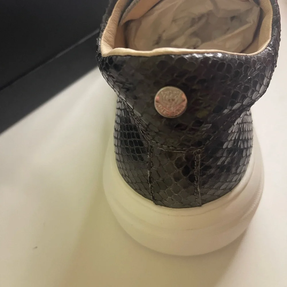 Marc Cain black snake skin sneakers‎ New size 10 women’s